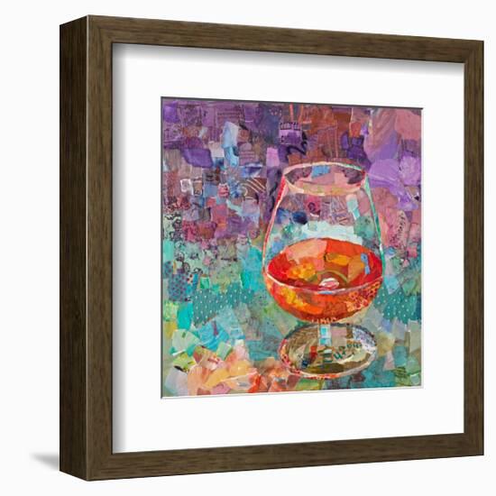 Cognac-null-Framed Art Print