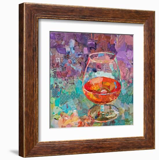 Cognac-null-Framed Art Print