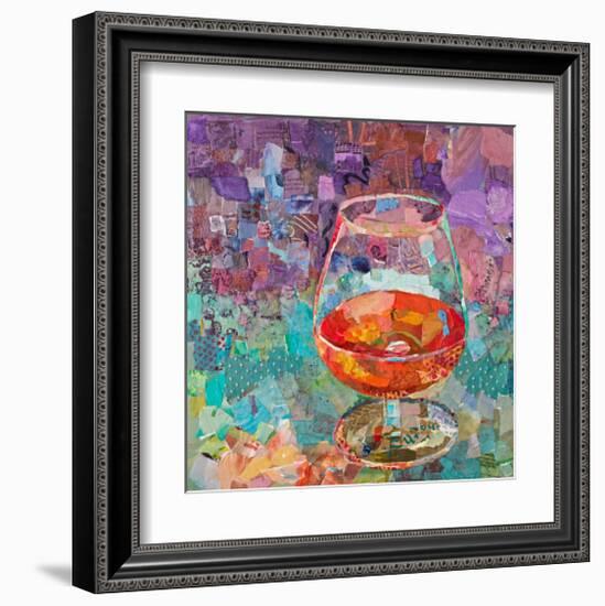 Cognac-null-Framed Art Print