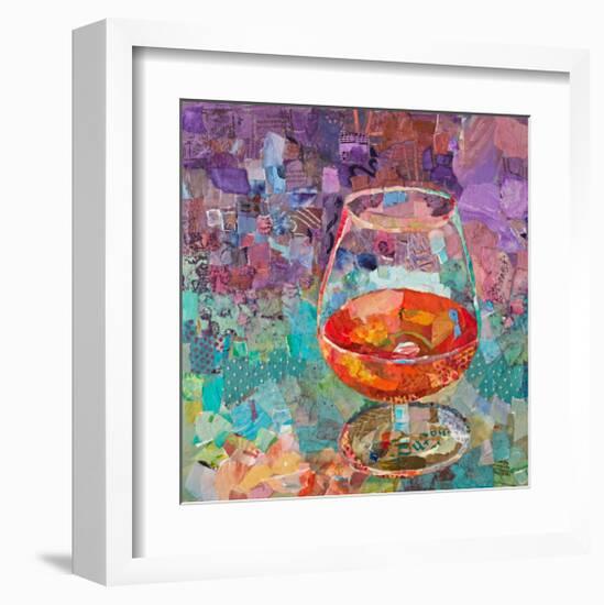 Cognac-null-Framed Art Print