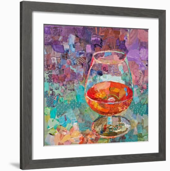 Cognac-null-Framed Art Print