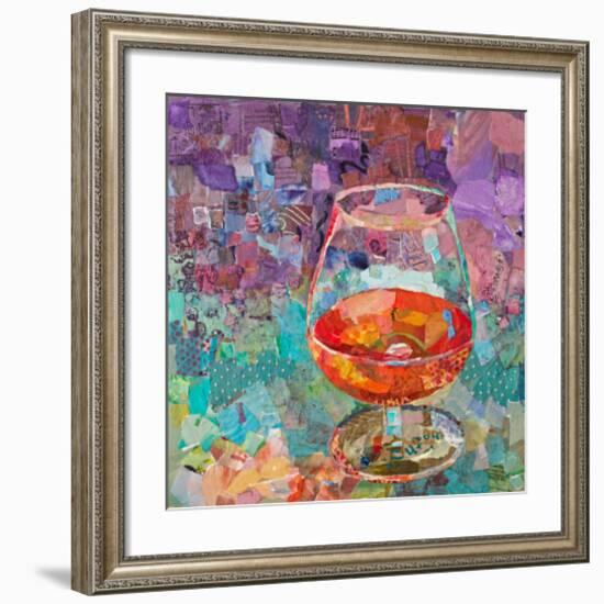 Cognac-null-Framed Art Print