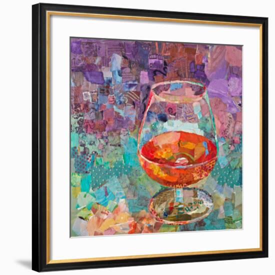 Cognac-null-Framed Art Print