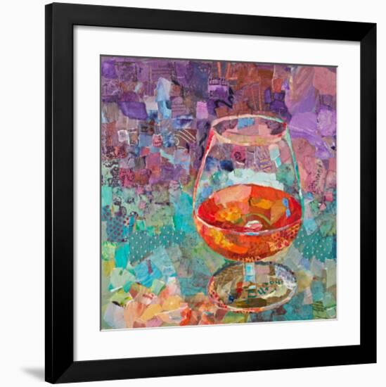 Cognac-null-Framed Art Print