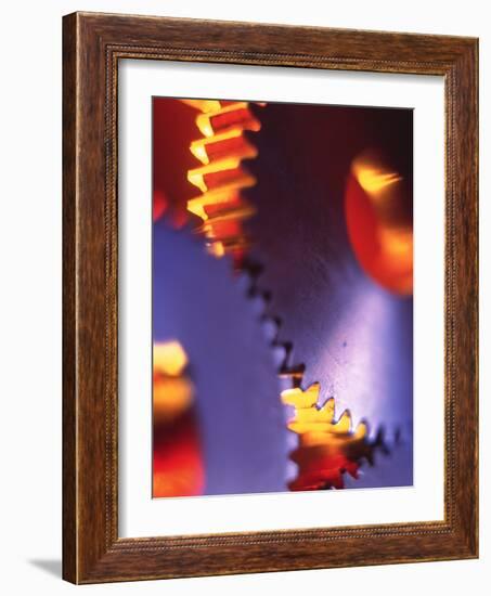 Cogs for Use In a Gearing System-Tek Image-Framed Photographic Print