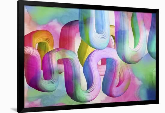 Coiled Rainbow-PI Studio-Framed Premium Giclee Print