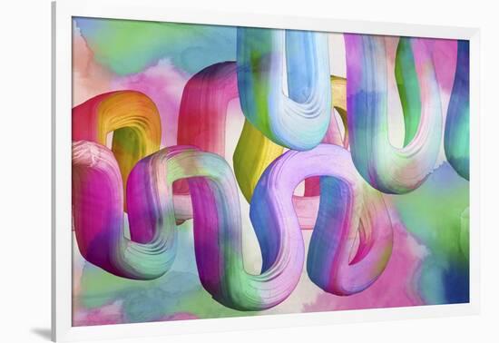 Coiled Rainbow-PI Studio-Framed Premium Giclee Print