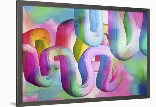 Coiled Rainbow-PI Studio-Framed Premium Giclee Print