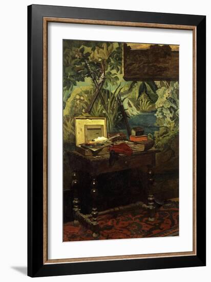 Coin D'Atelier, Corner of the Artist's Studio, 1861-Claude Monet-Framed Giclee Print