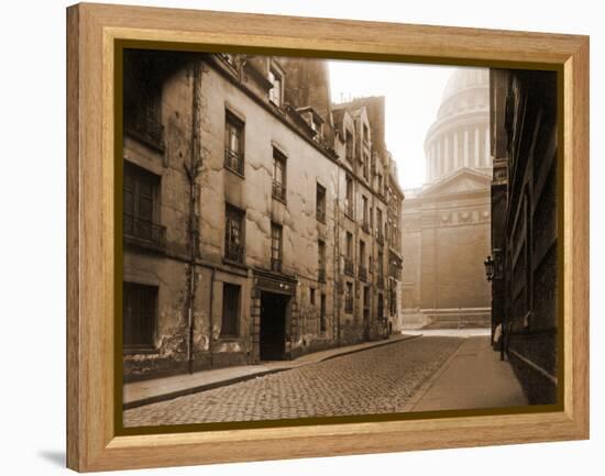 Coin de la Rue Valette et Panthe?on, Mars 1925-Eugène Atget-Framed Premier Image Canvas