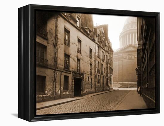 Coin de la Rue Valette et Panthe?on, Mars 1925-Eugène Atget-Framed Premier Image Canvas