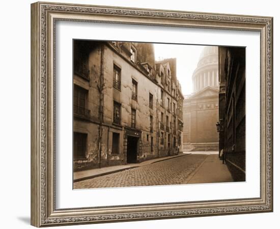 Coin de la Rue Valette et Panthe?on, Mars 1925-Eugène Atget-Framed Photographic Print