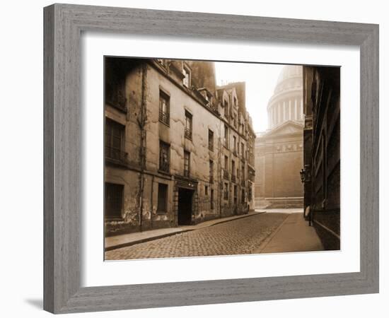 Coin de la Rue Valette et Panthe?on, Mars 1925-Eugène Atget-Framed Photographic Print