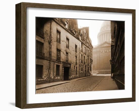 Coin de la Rue Valette et Panthe?on, Mars 1925-Eugène Atget-Framed Photographic Print