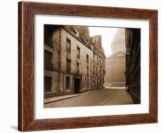 Coin de la Rue Valette et Panthe?on, Mars 1925-Eugène Atget-Framed Photographic Print