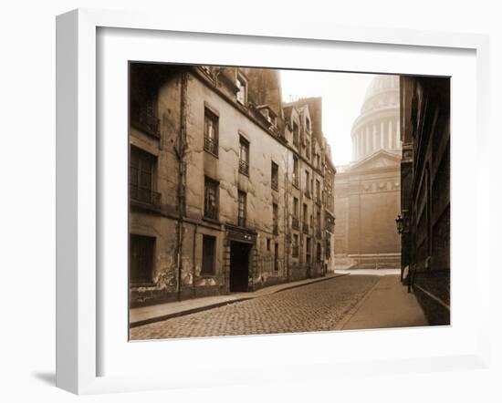 Coin de la Rue Valette et Panthe?on, Mars 1925-Eugène Atget-Framed Photographic Print