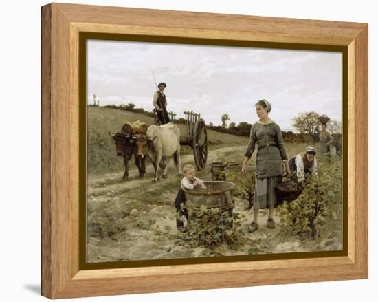 Coin de vigne, Languedoc-Edouard Debat-Ponsan-Framed Premier Image Canvas