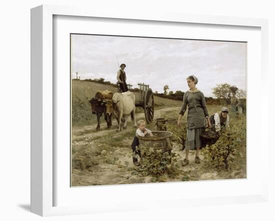 Coin de vigne, Languedoc-Edouard Debat-Ponsan-Framed Giclee Print