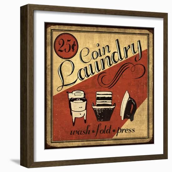 Coin Laundry Sq-N. Harbick-Framed Art Print