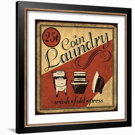 Coin Laundry Sq-N. Harbick-Framed Art Print