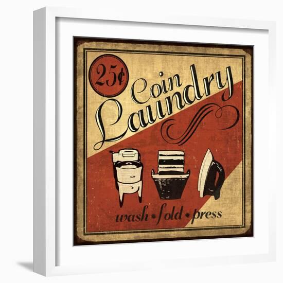 Coin Laundry Sq-N. Harbick-Framed Art Print