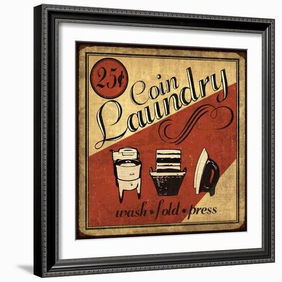 Coin Laundry Sq-N. Harbick-Framed Art Print