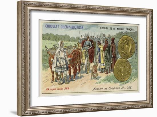 Coins of Childebert Iii, 702-null-Framed Giclee Print