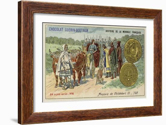 Coins of Childebert Iii, 702-null-Framed Giclee Print