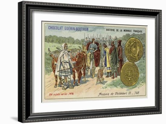 Coins of Childebert Iii, 702-null-Framed Giclee Print