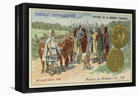 Coins of Childebert Iii, 702-null-Framed Premier Image Canvas