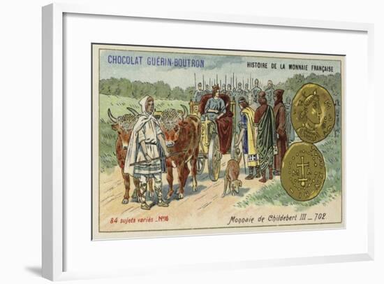 Coins of Childebert Iii, 702-null-Framed Giclee Print