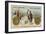 Coins of Julius Caesar, Roman Gaul, 56 BC-null-Framed Giclee Print