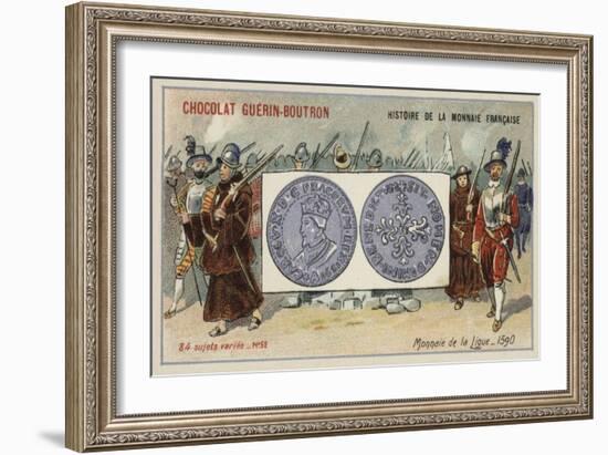 Coins of the Catholic League, 1590-null-Framed Giclee Print