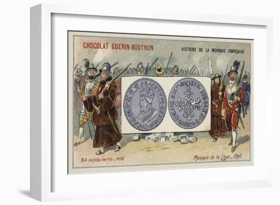 Coins of the Catholic League, 1590-null-Framed Giclee Print