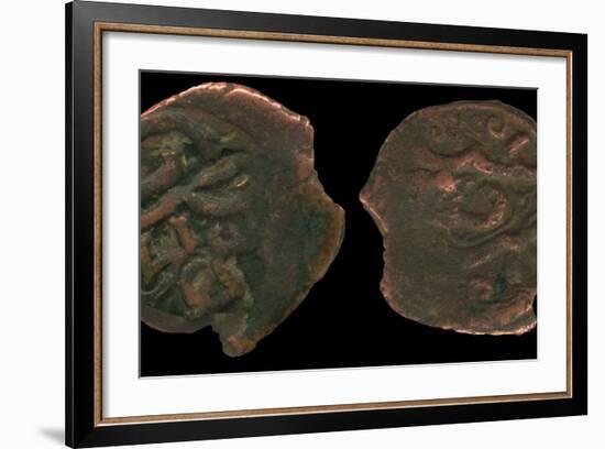 Coins of Uzbeg Khan, Ca 1320-null-Framed Photographic Print