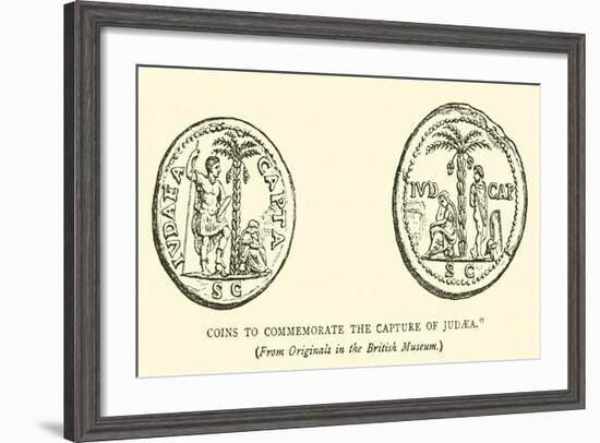 Coins to Commemorate the Capture of Judaea-null-Framed Giclee Print