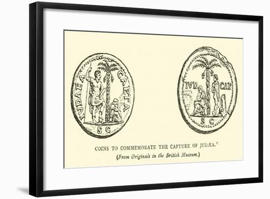 Coins to Commemorate the Capture of Judaea-null-Framed Giclee Print