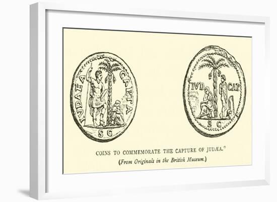 Coins to Commemorate the Capture of Judaea-null-Framed Giclee Print