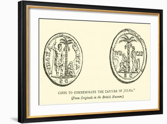 Coins to Commemorate the Capture of Judaea-null-Framed Giclee Print