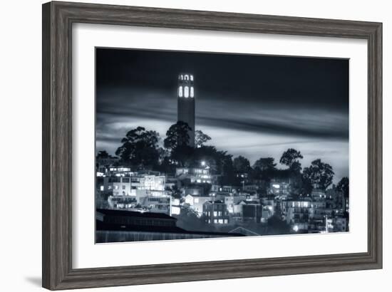 Coit Tower, Early Evening-Vincent James-Framed Photographic Print