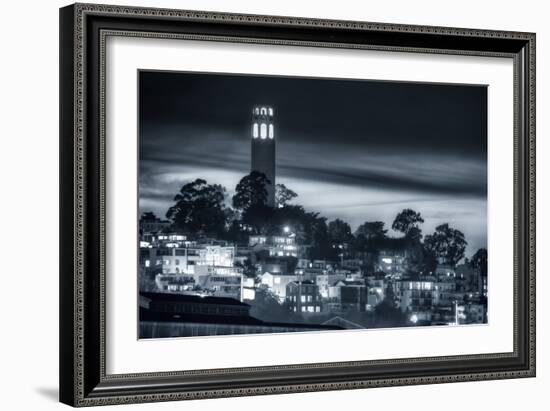 Coit Tower, Early Evening-Vincent James-Framed Photographic Print