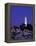 Coit Tower, Telegraph Hill at Dusk, San Francisco, U.S.A.-Thomas Winz-Framed Premier Image Canvas