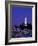 Coit Tower, Telegraph Hill at Dusk, San Francisco, U.S.A.-Thomas Winz-Framed Photographic Print