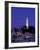 Coit Tower, Telegraph Hill at Dusk, San Francisco, U.S.A.-Thomas Winz-Framed Photographic Print