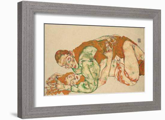 Coitus, 1915-Egon Schiele-Framed Premium Giclee Print