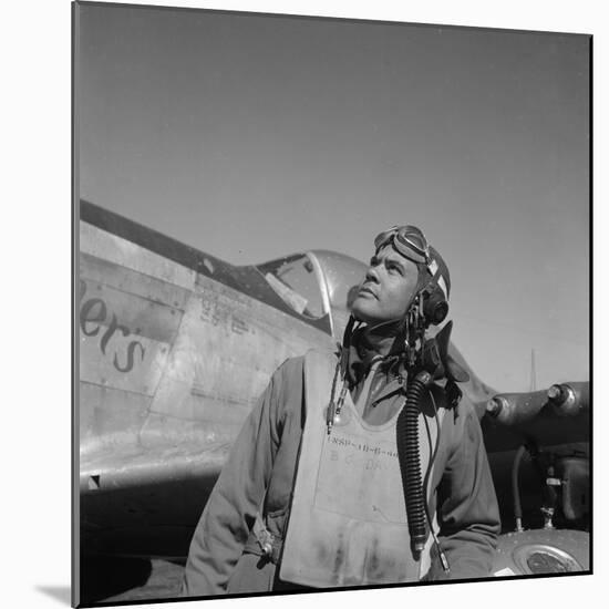 Col. Benjamin O. Davis, Air Base at Rametti, Italy, 1945-Toni Frissell-Mounted Photo