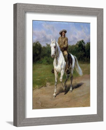 Col. William F. (Buffalo Bill) Cody-Rosa Bonheur-Framed Giclee Print