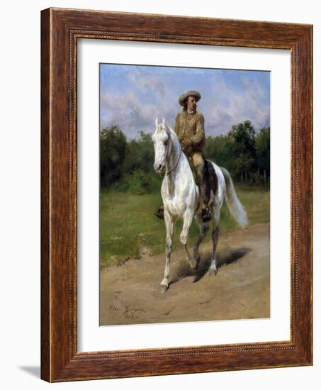 Col. William F. (Buffalo Bill) Cody-Rosa Bonheur-Framed Giclee Print