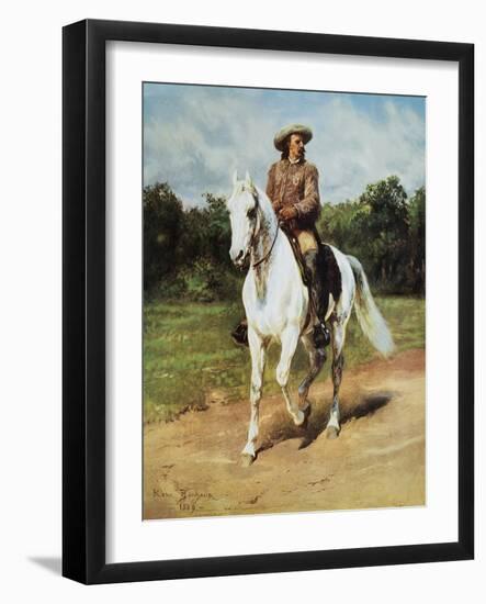 Col. Wm. F. Cody (Buffalo Bill)-Rosa Bonheur-Framed Art Print