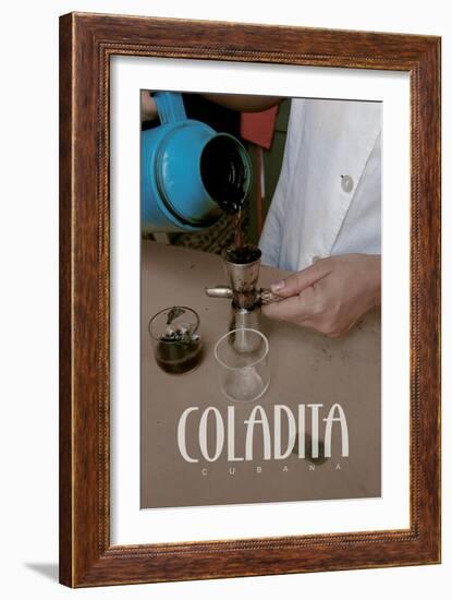 Coladita Cubana-null-Framed Art Print